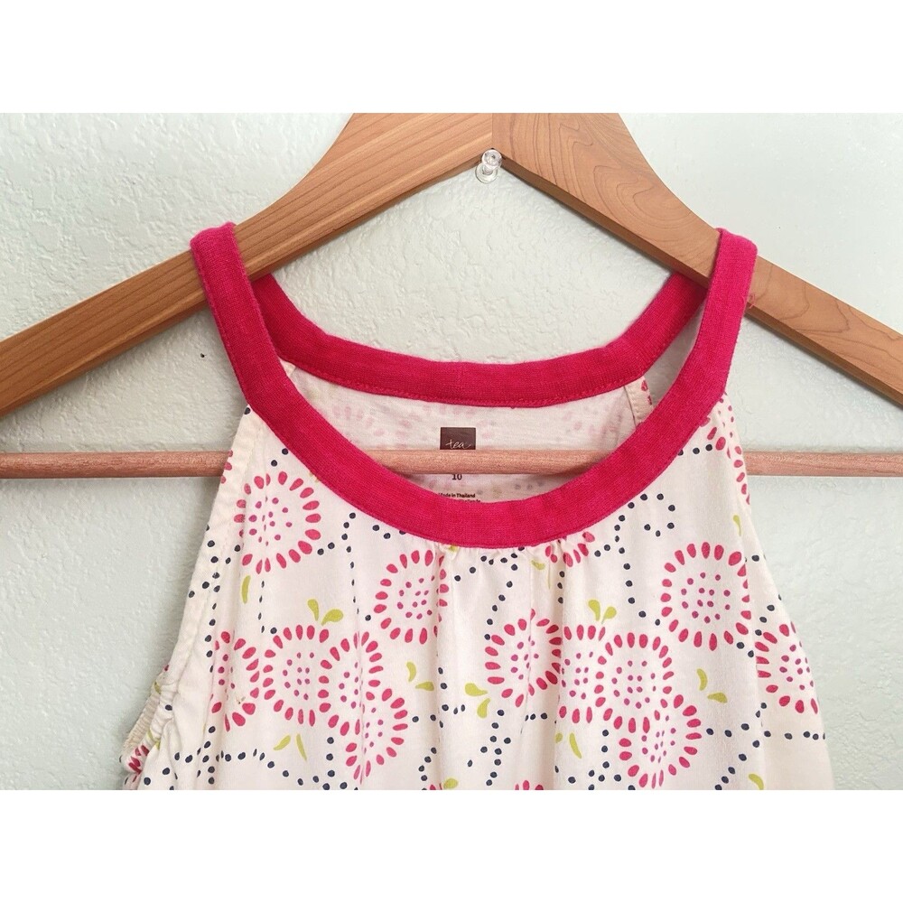 Tea Collection Kidcore Floral Dress 10 | Coquette Cottagecore Pink Halter Maxi - Picture 9 of 13